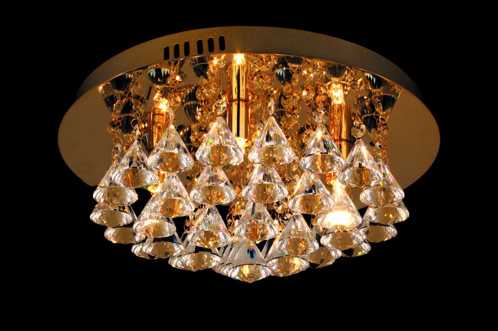 Impex - Parma 4 Light Flush - Gold