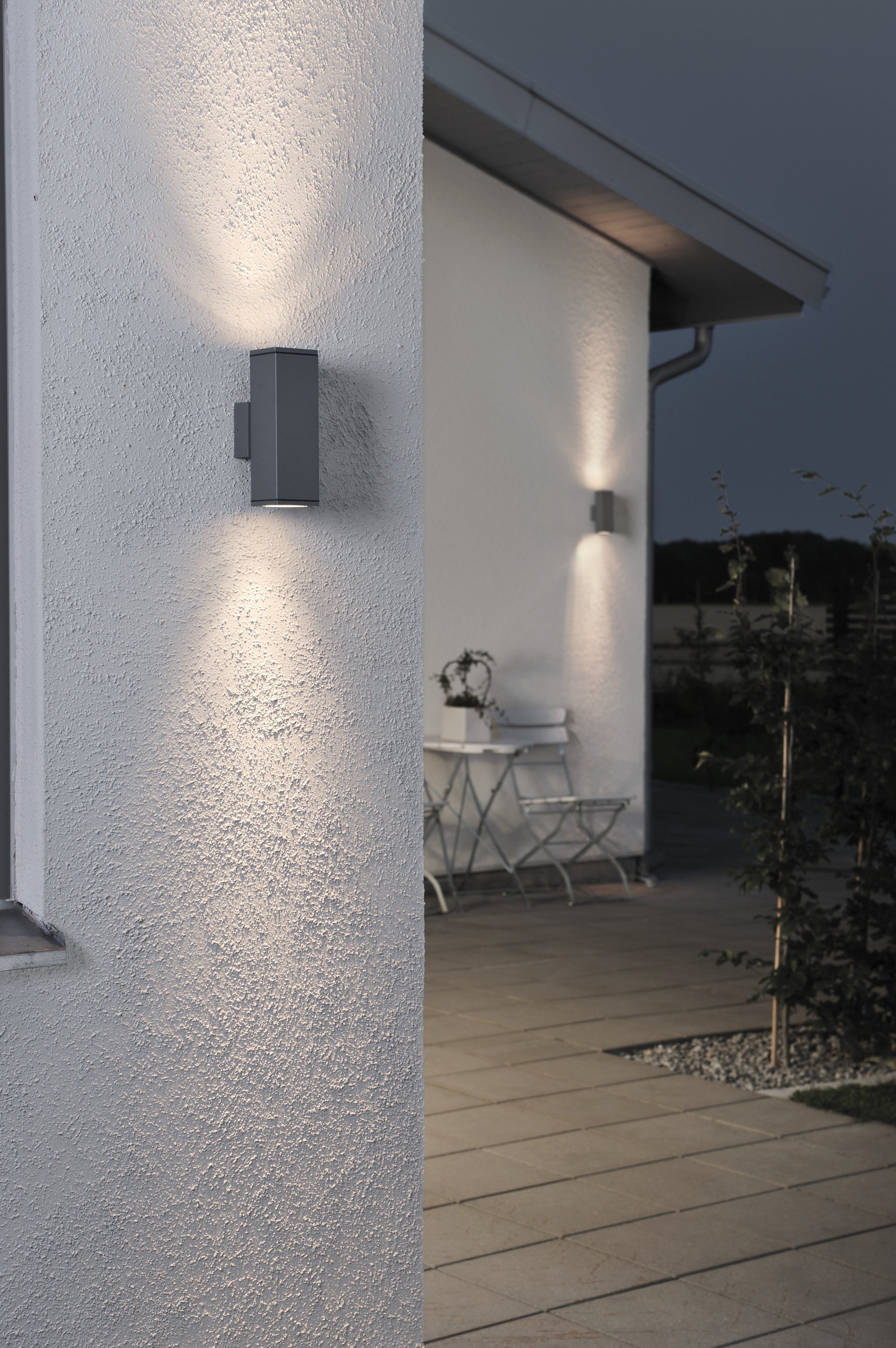 Konstsmide - Monza Double Square Wall Light