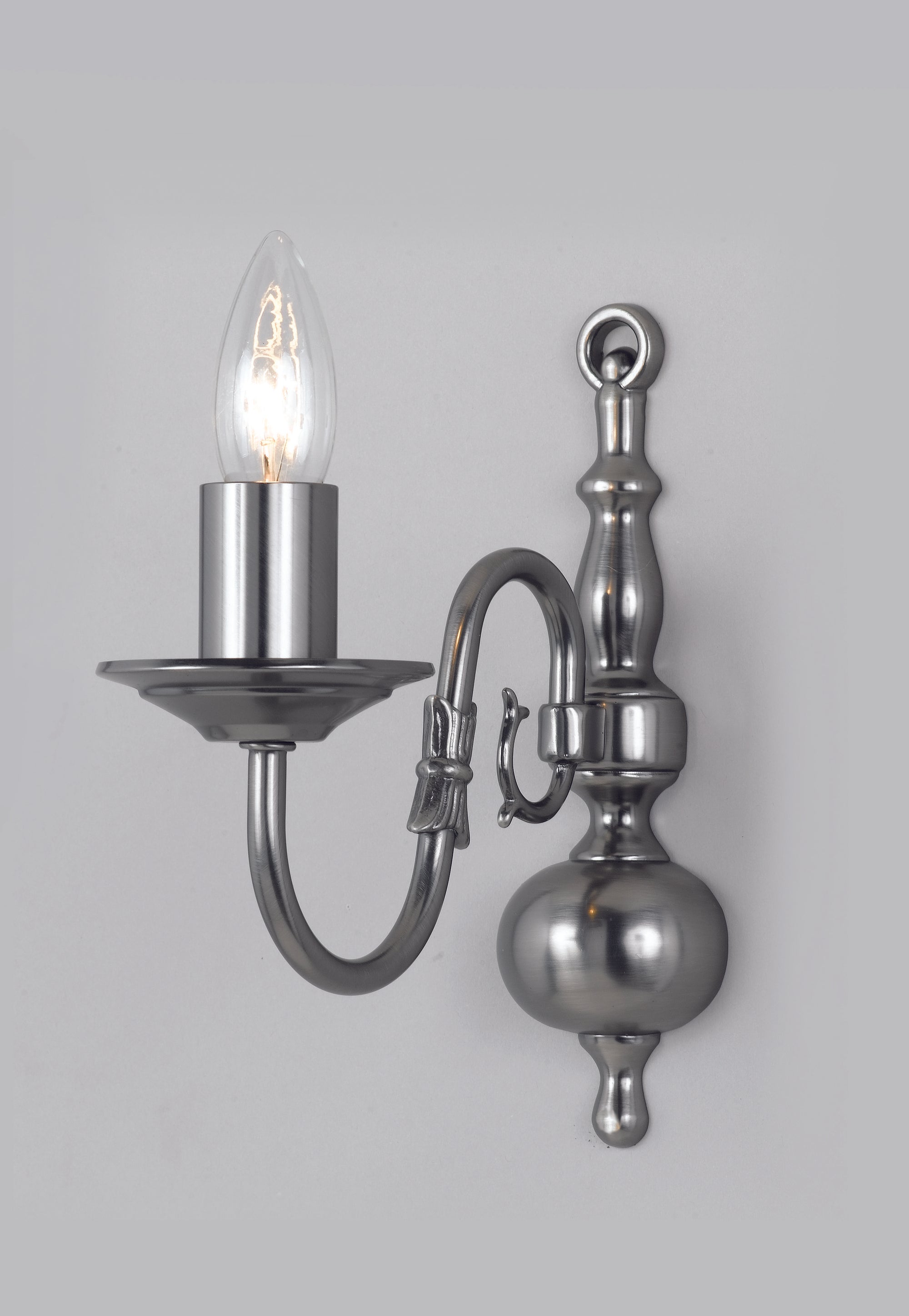 Impex - Flemish Wall Light - Pewter