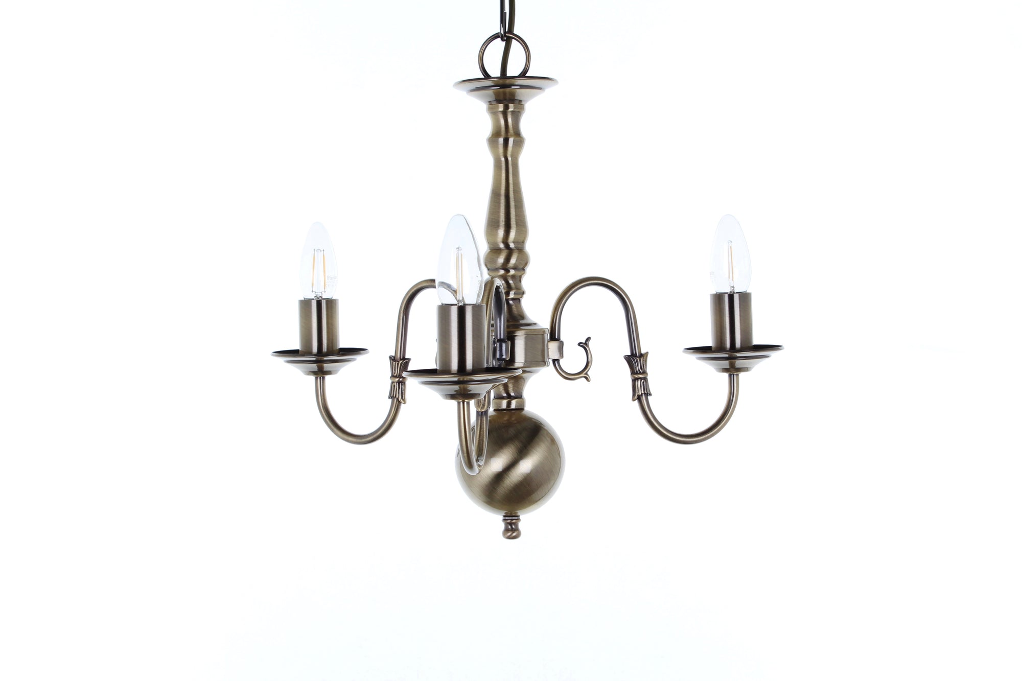 Impex - Flemish Chandelier - Antique Brass