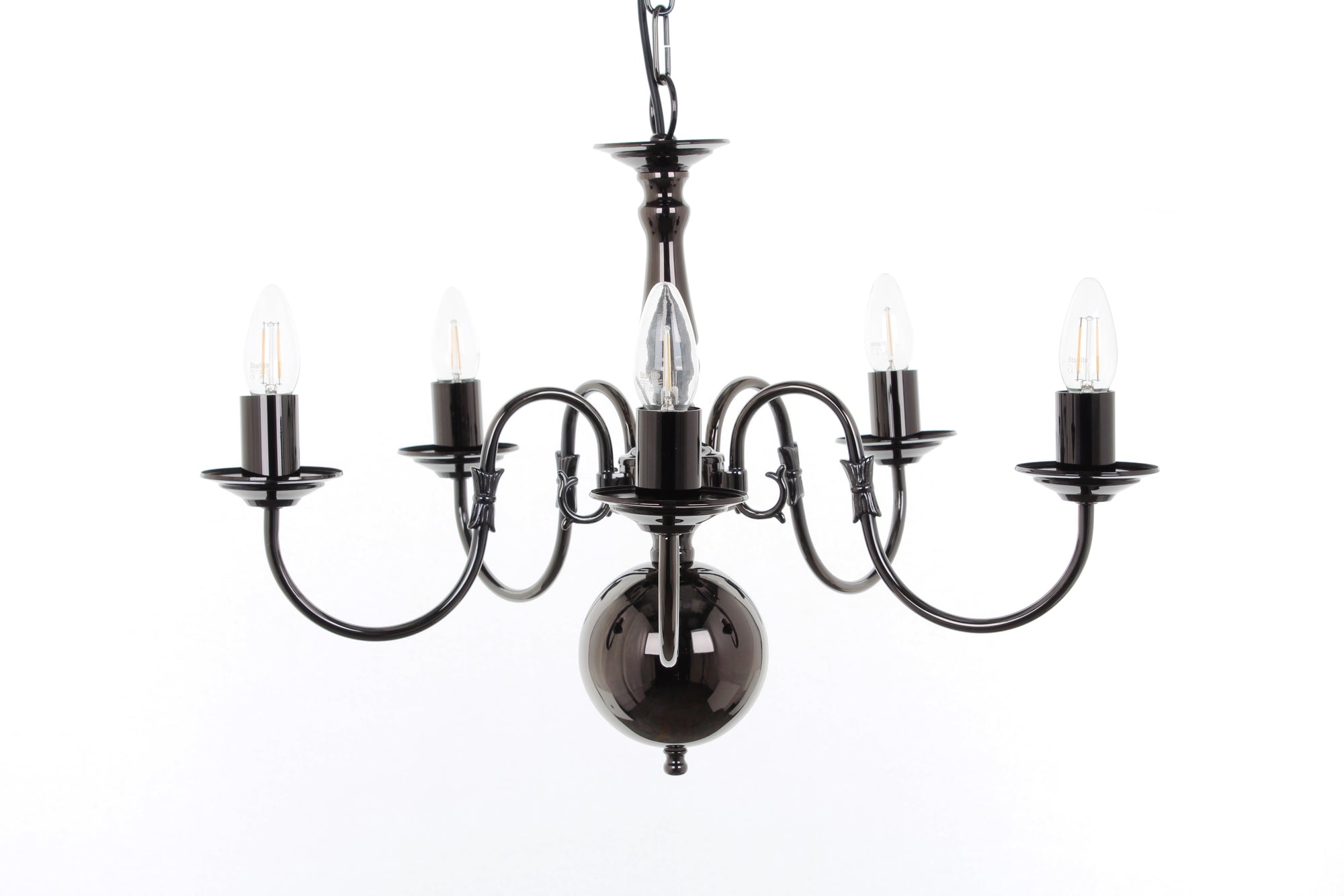 Impex - Flemish Chandelier 5 - Gunmetal