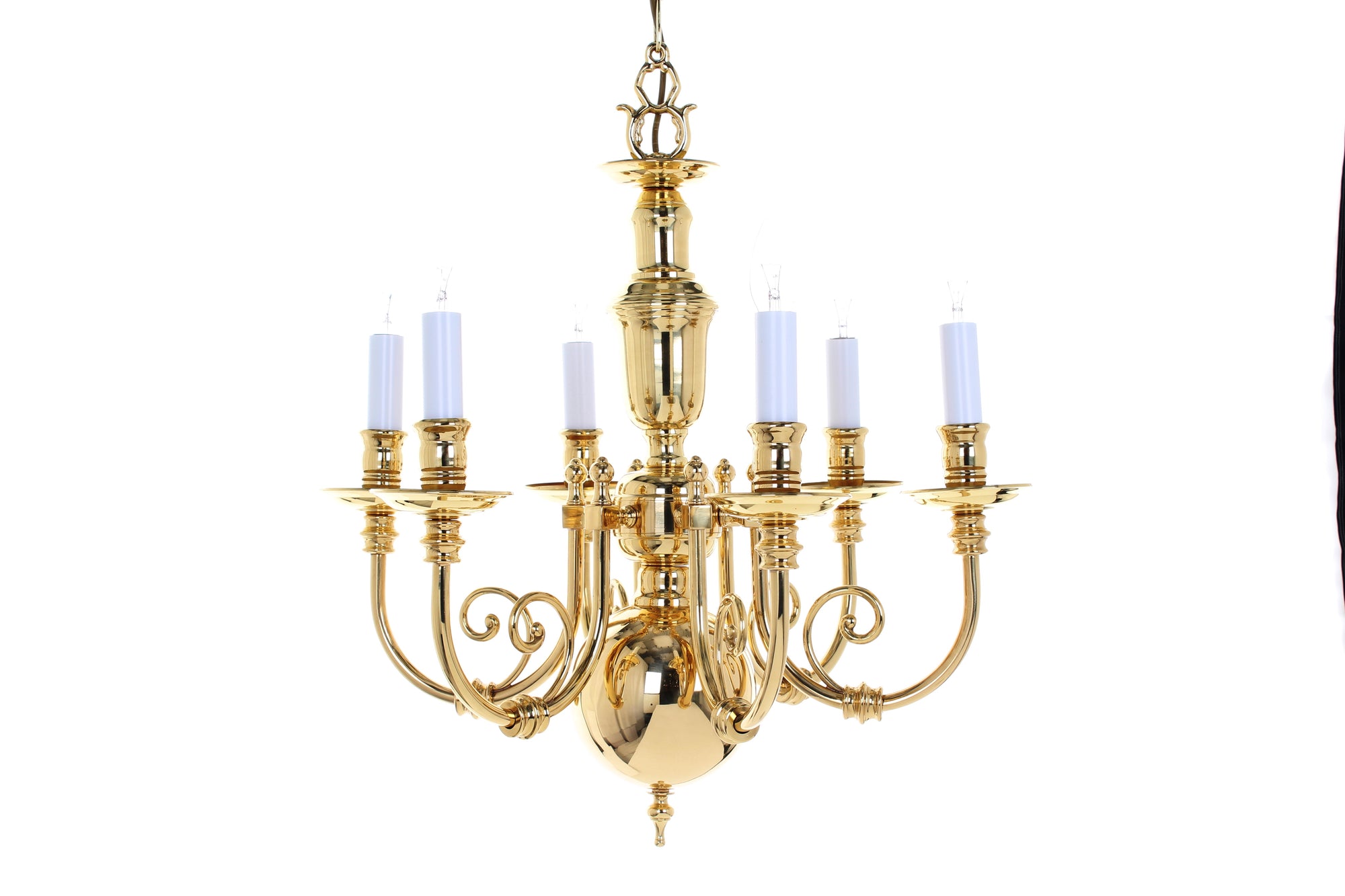 Impex - Beveren 6 Light - Brass