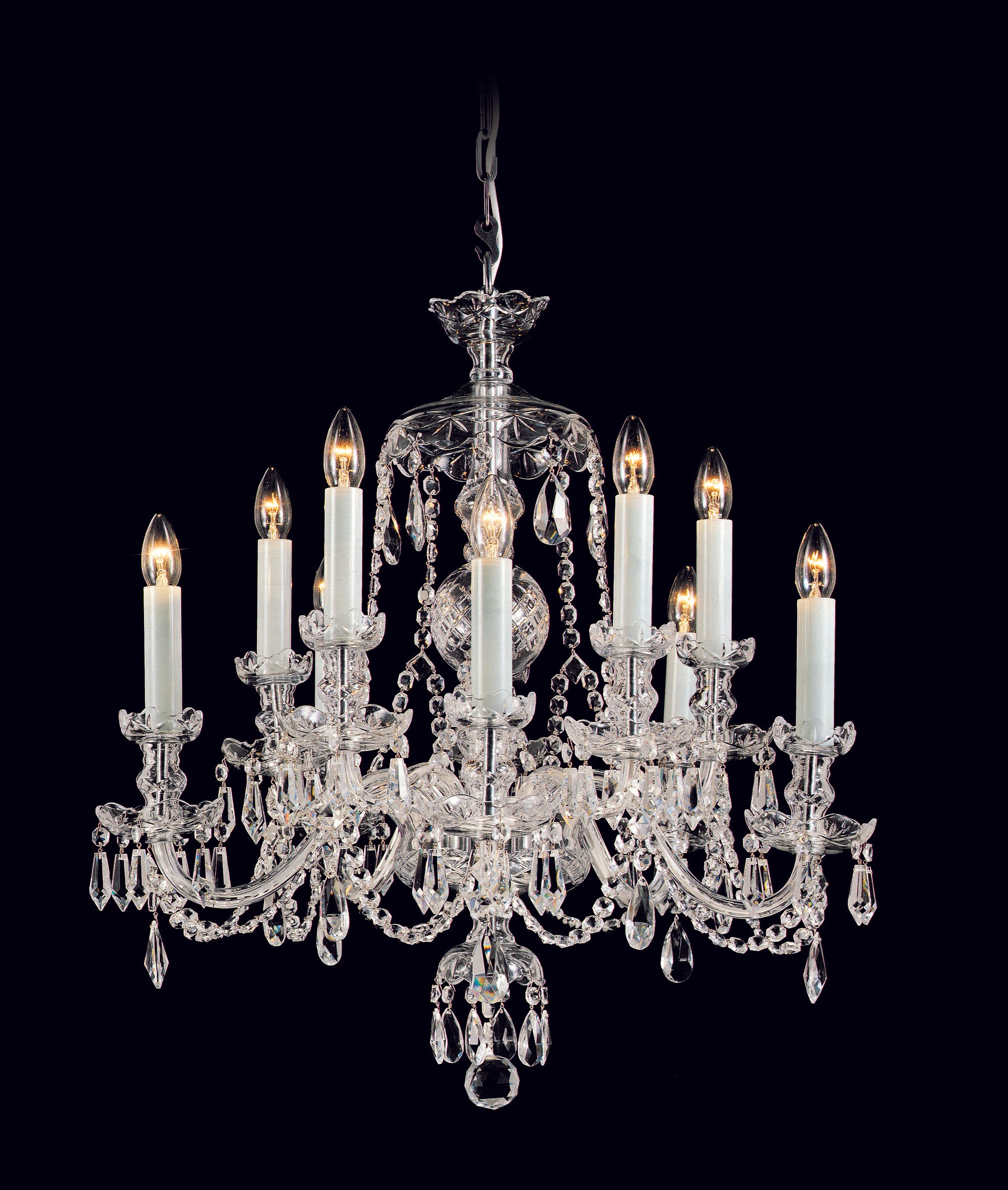 Impex - Frydek 10 Light Crystal Chandelier