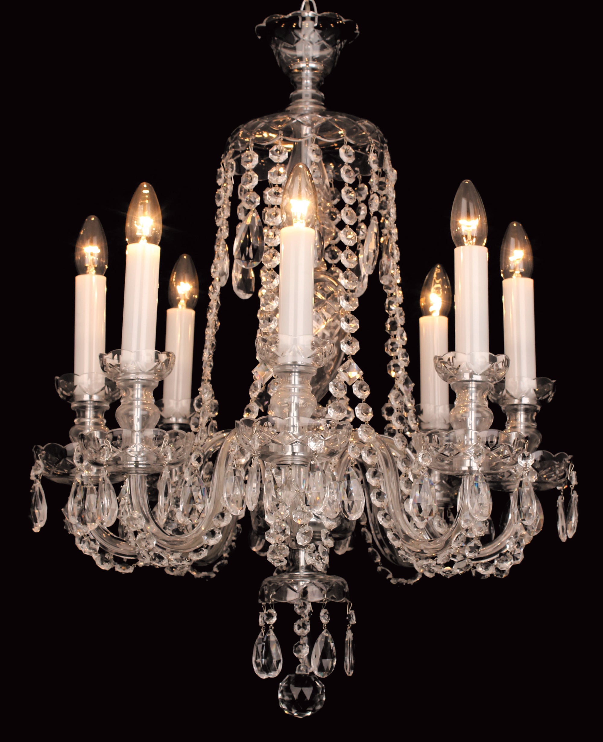 Impex - Karvina 8 Light Crystal Chandelier