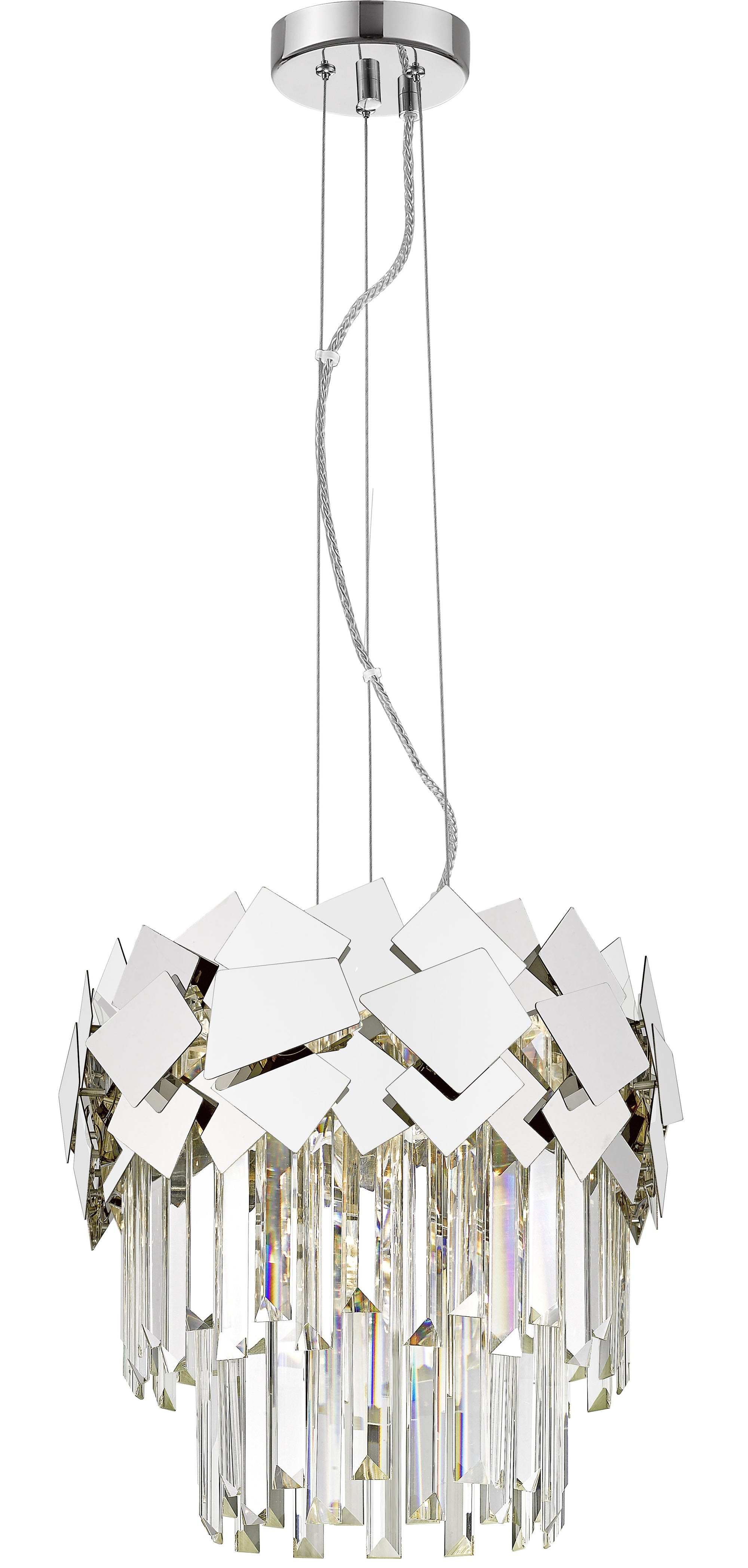 Impex - Celine 6 Light Crystal - Chrome