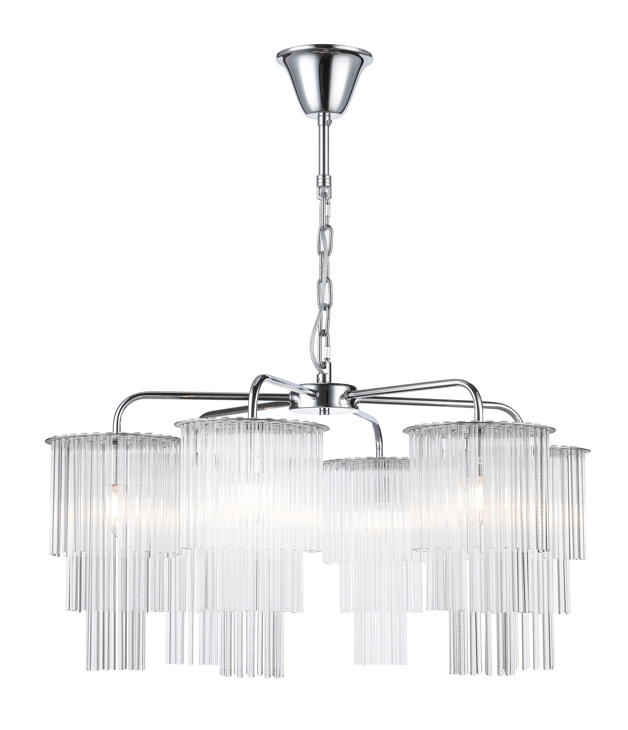 Impex - Panama 6 Light Pendant - Chrome