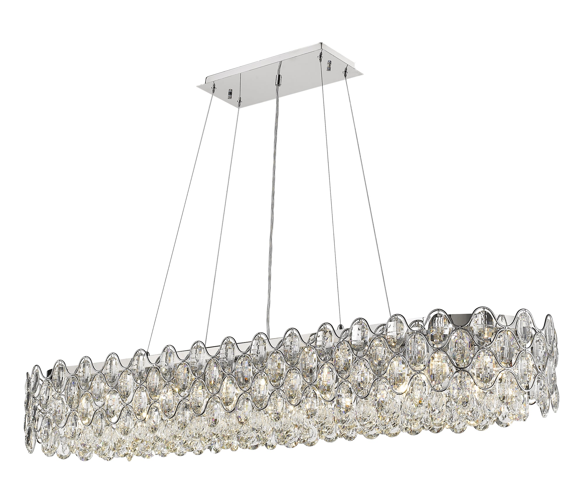 Impex - Raina 16 Light OBL - Chrome