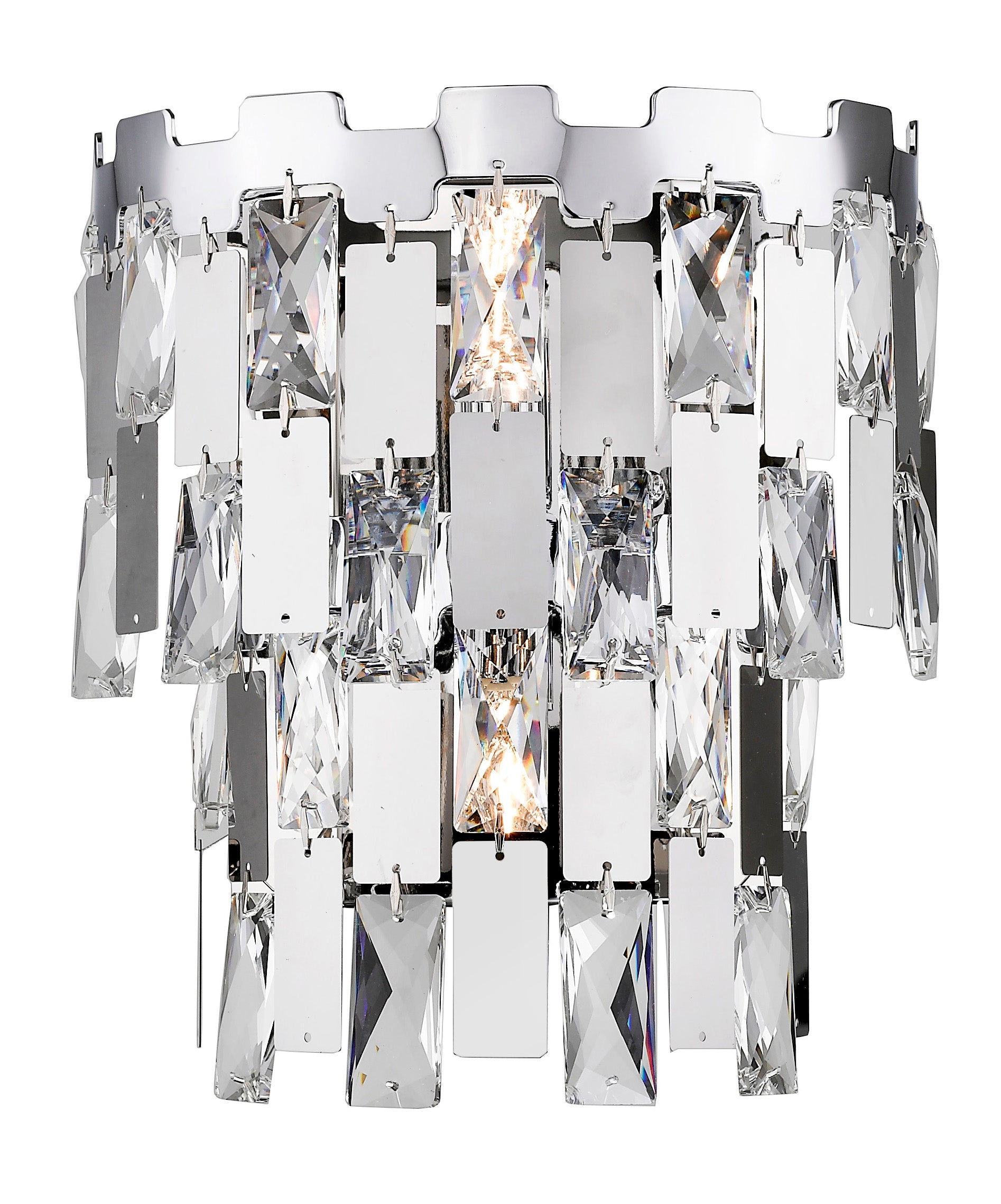 Impex - Alma 2 Light Wall Light - Chrome