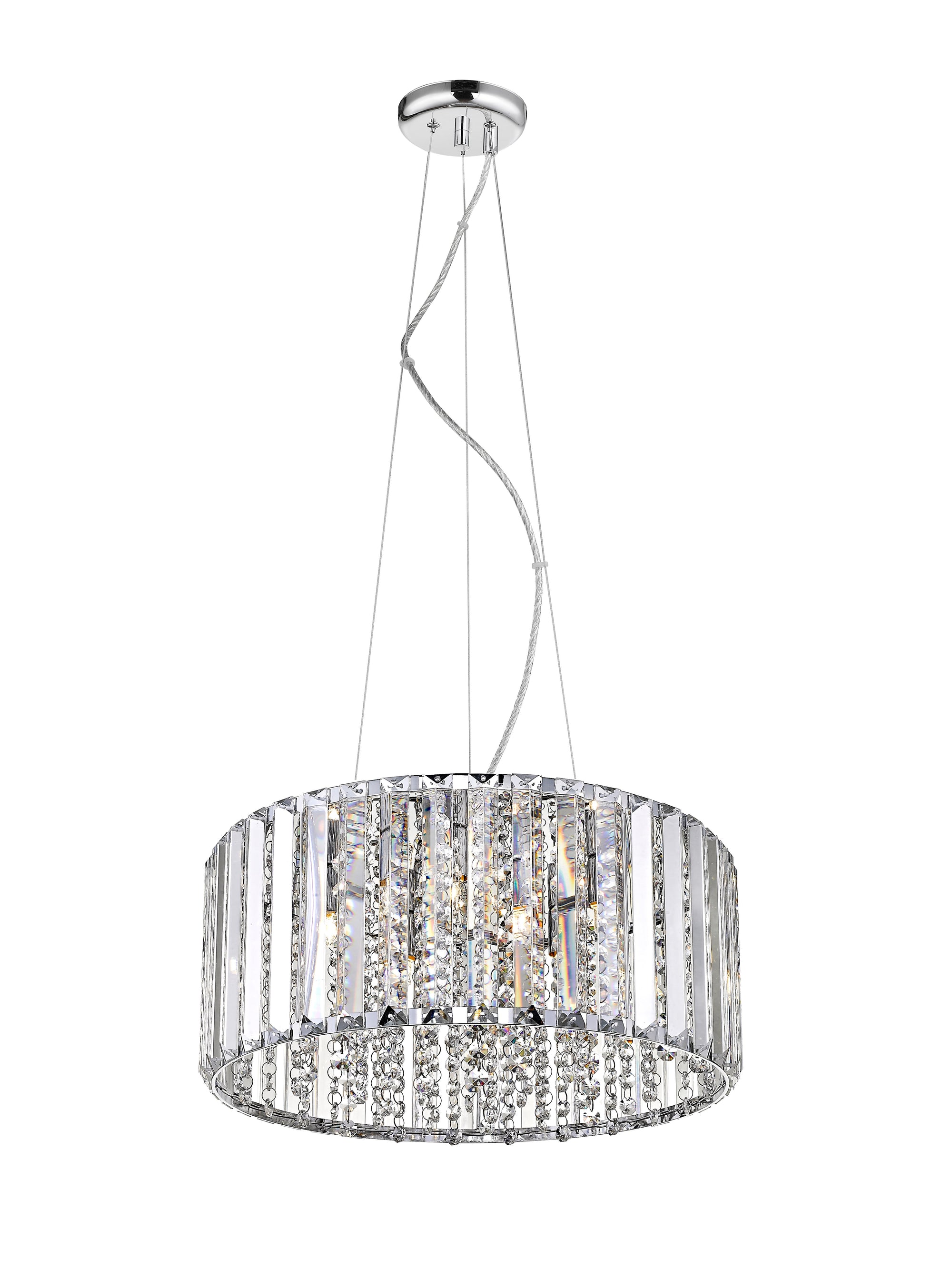 Impex - Diore 6 Light Crystal - Chrome