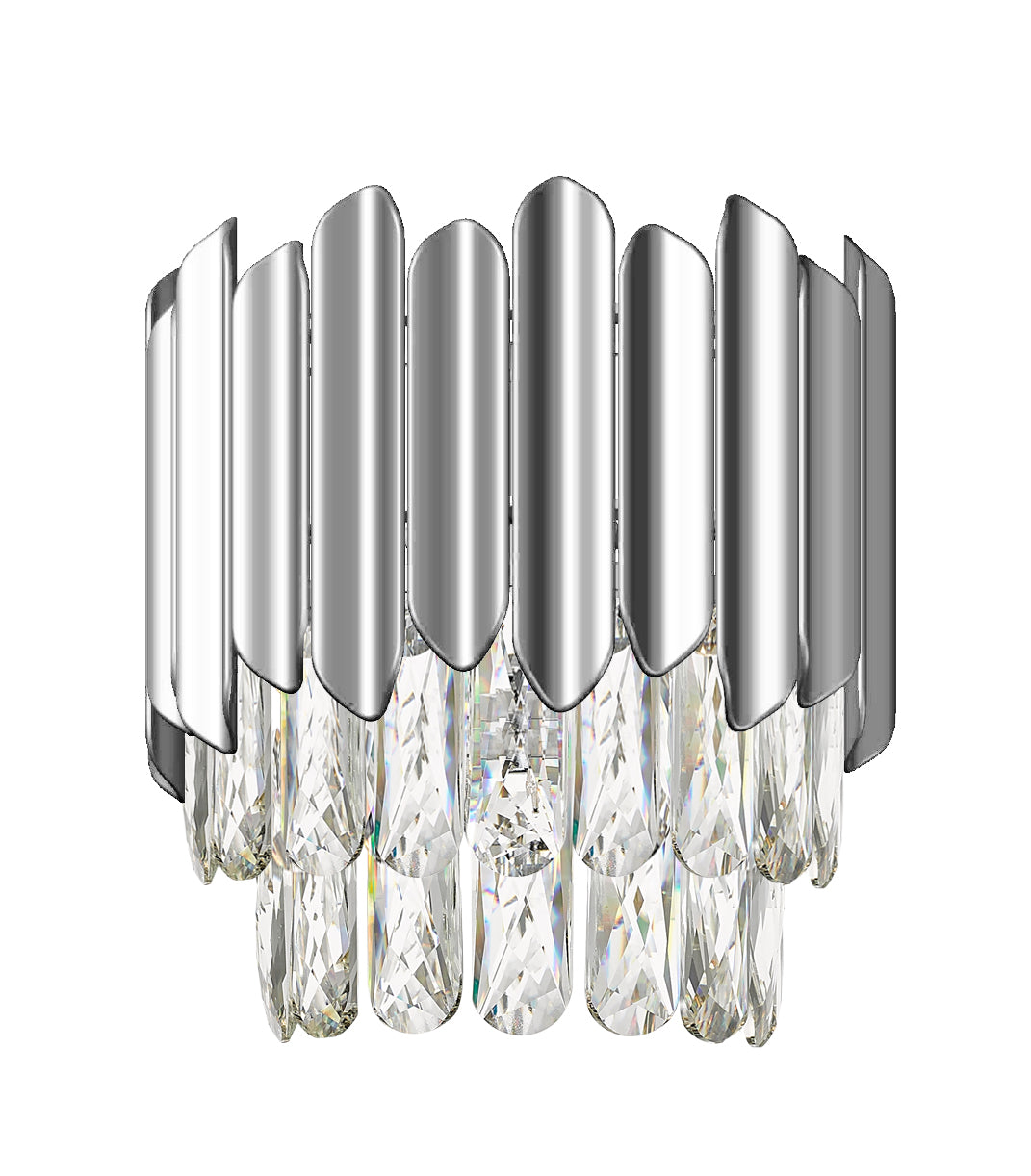 Impex - Grenada 1 Light Wall Light - Chrome