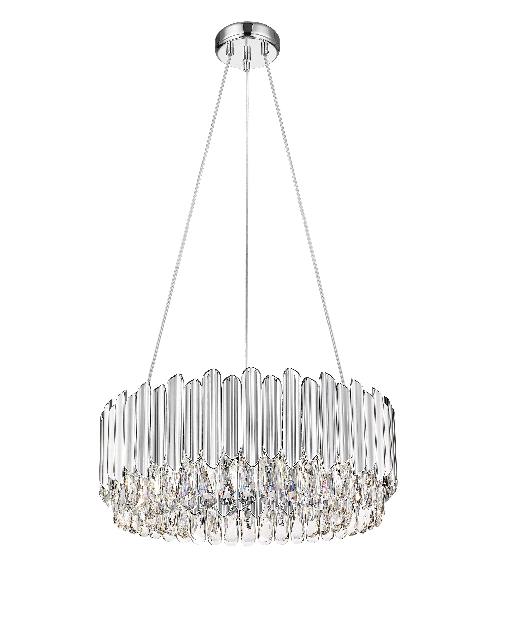 Impex - Grenada 6 Light Pendant - Chrome