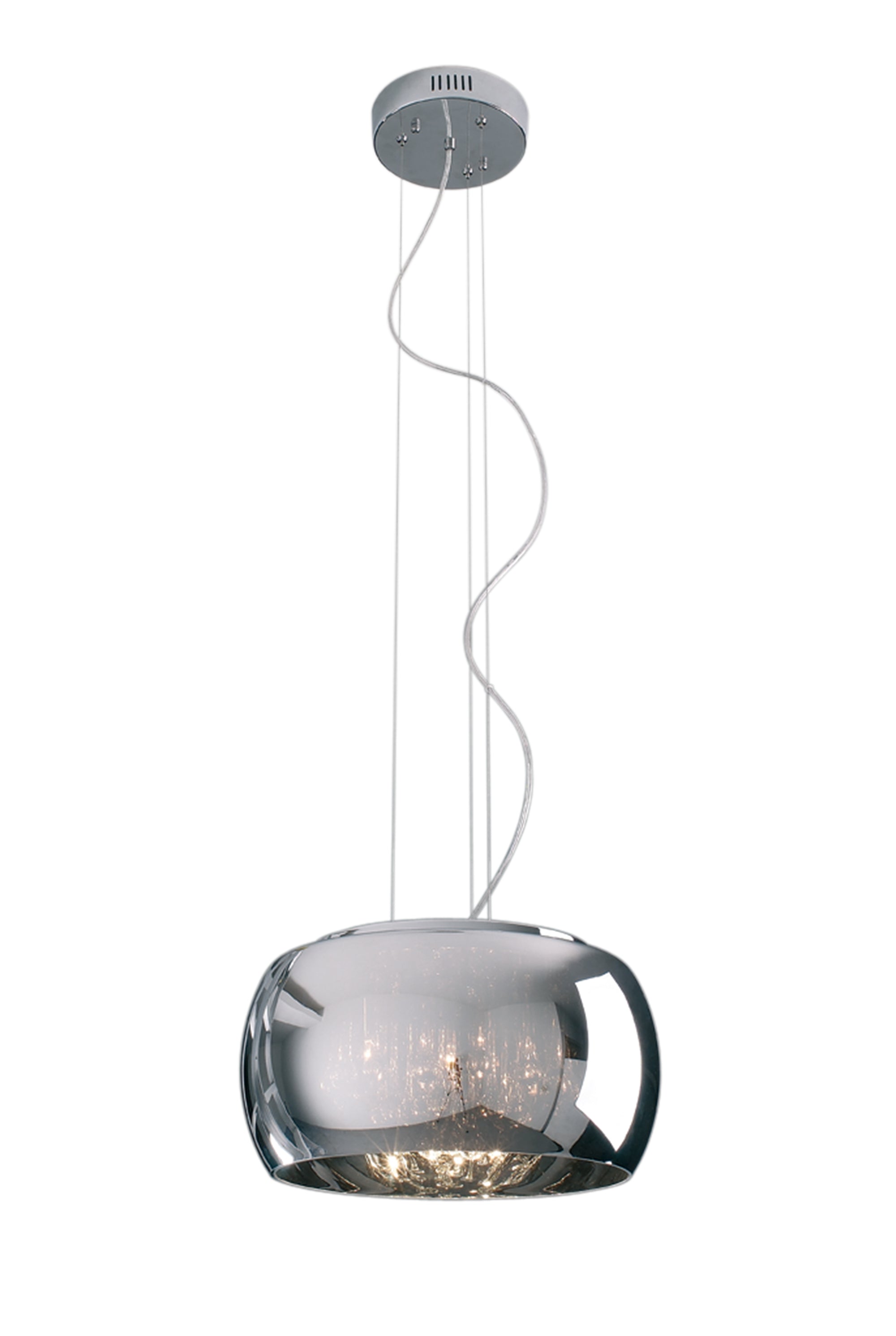 Impex - Deni 5 Light Pendant - Chrome