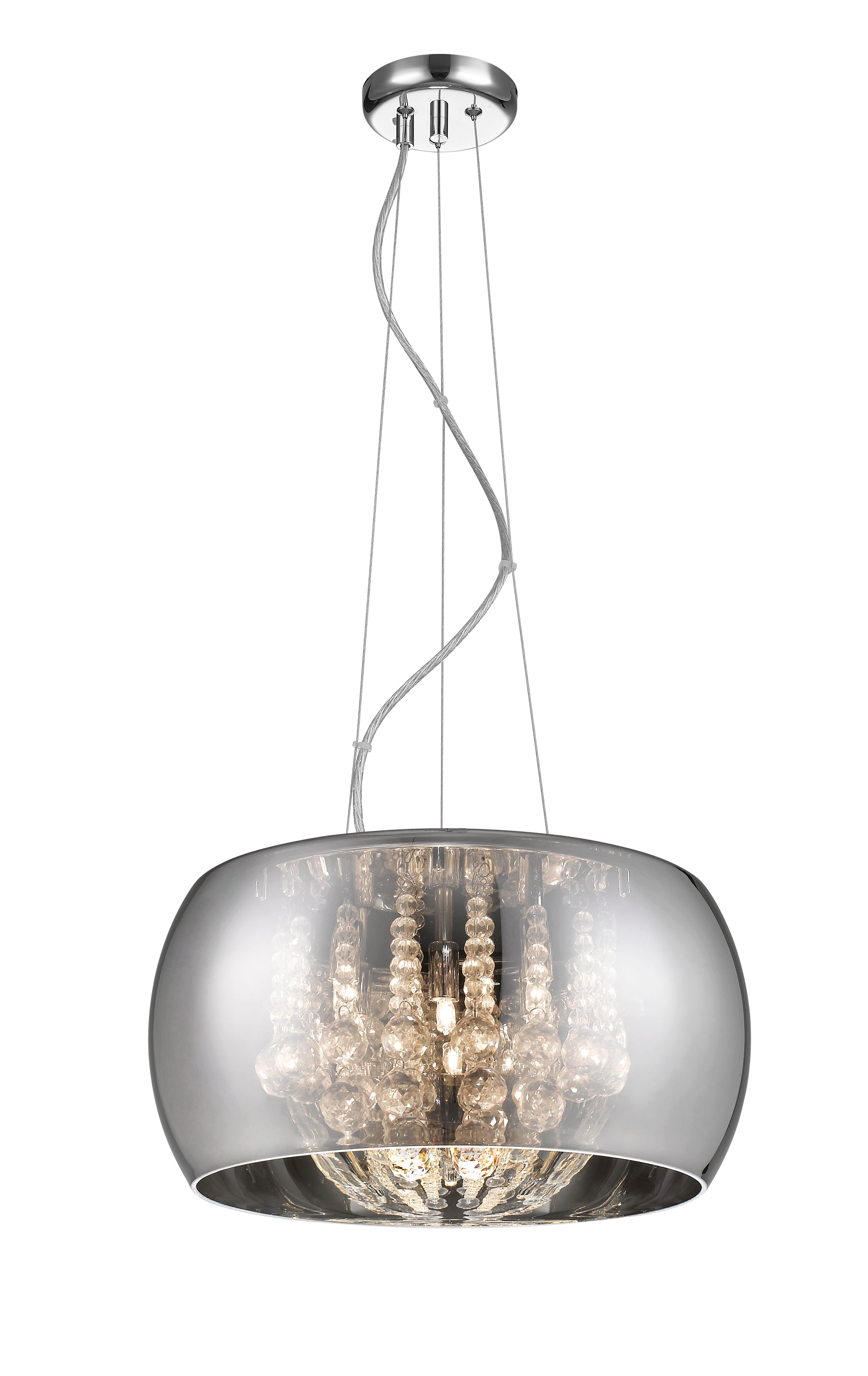 Impex - Deni 6 Light Pendant - Chrome