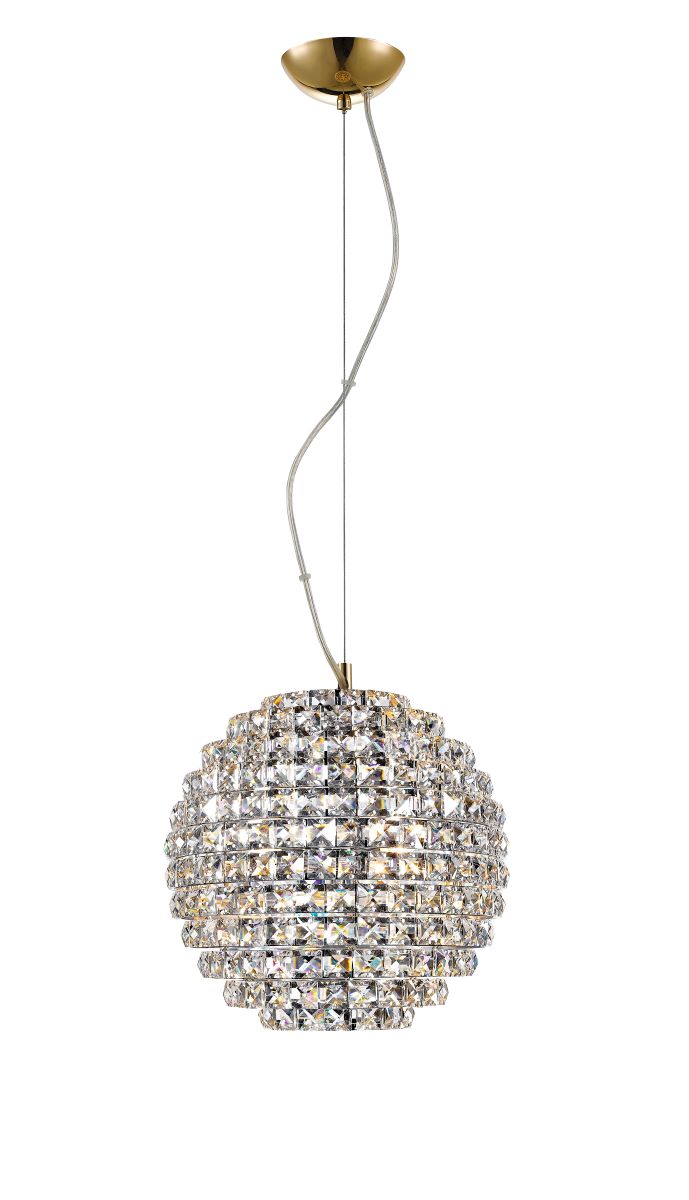 Impex - Nord 4 Light Small Hanging - Gold