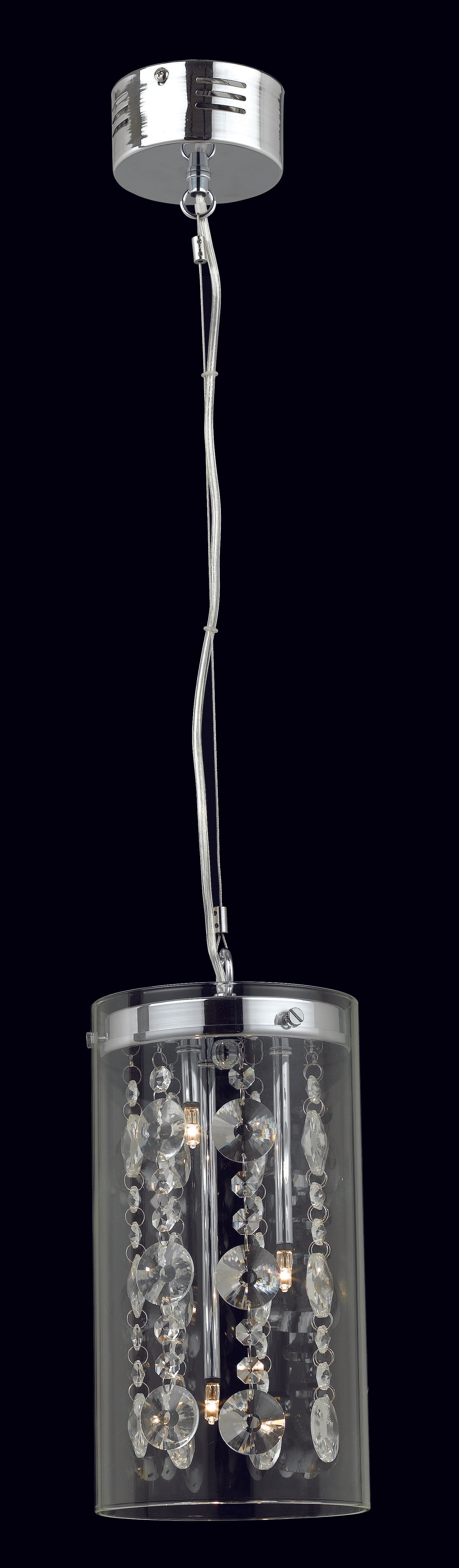 Impex - Verona Cylinder 3 Light - Chrome