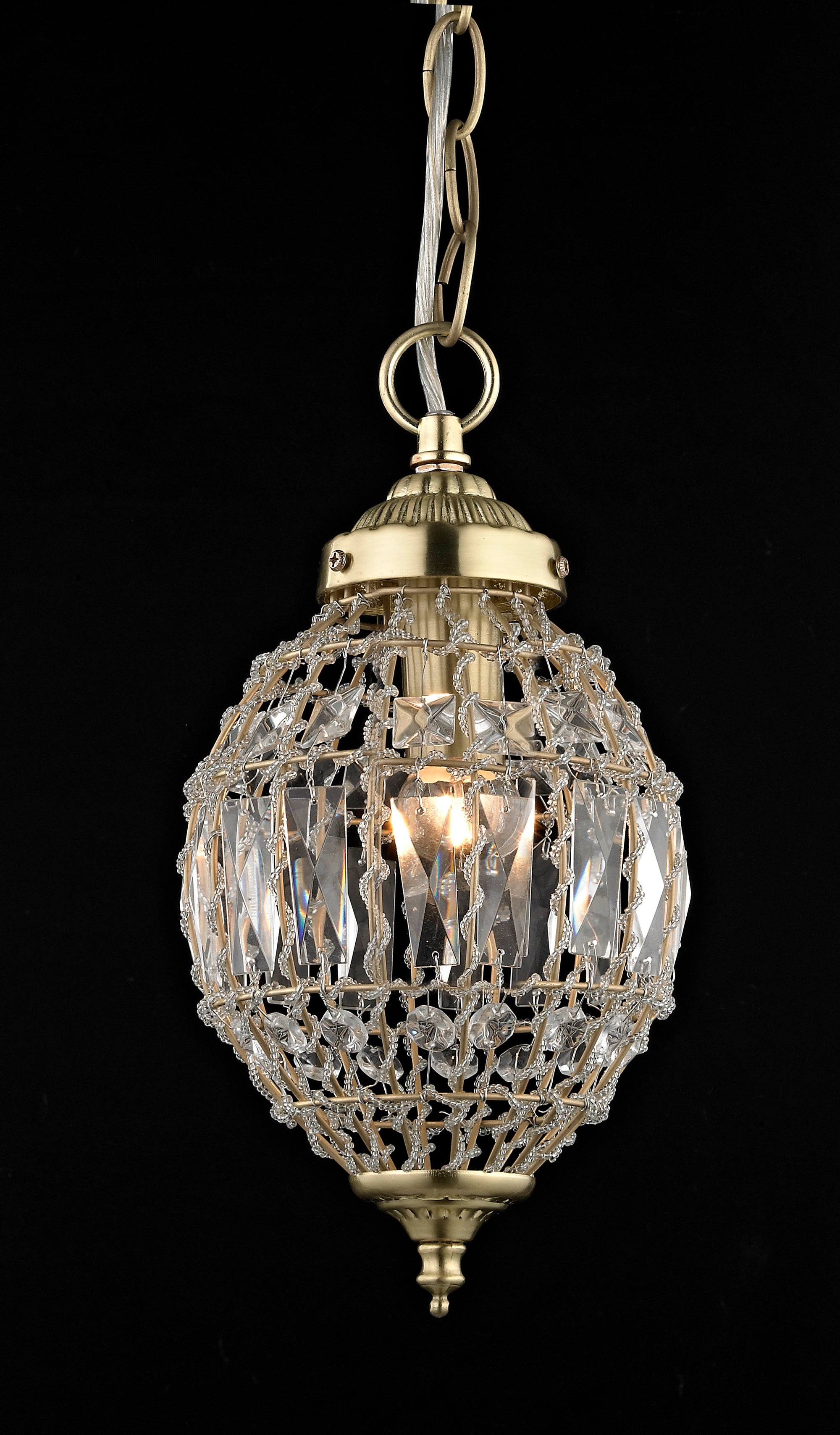 Impex - Bombay Small Pendant - Satin Brass