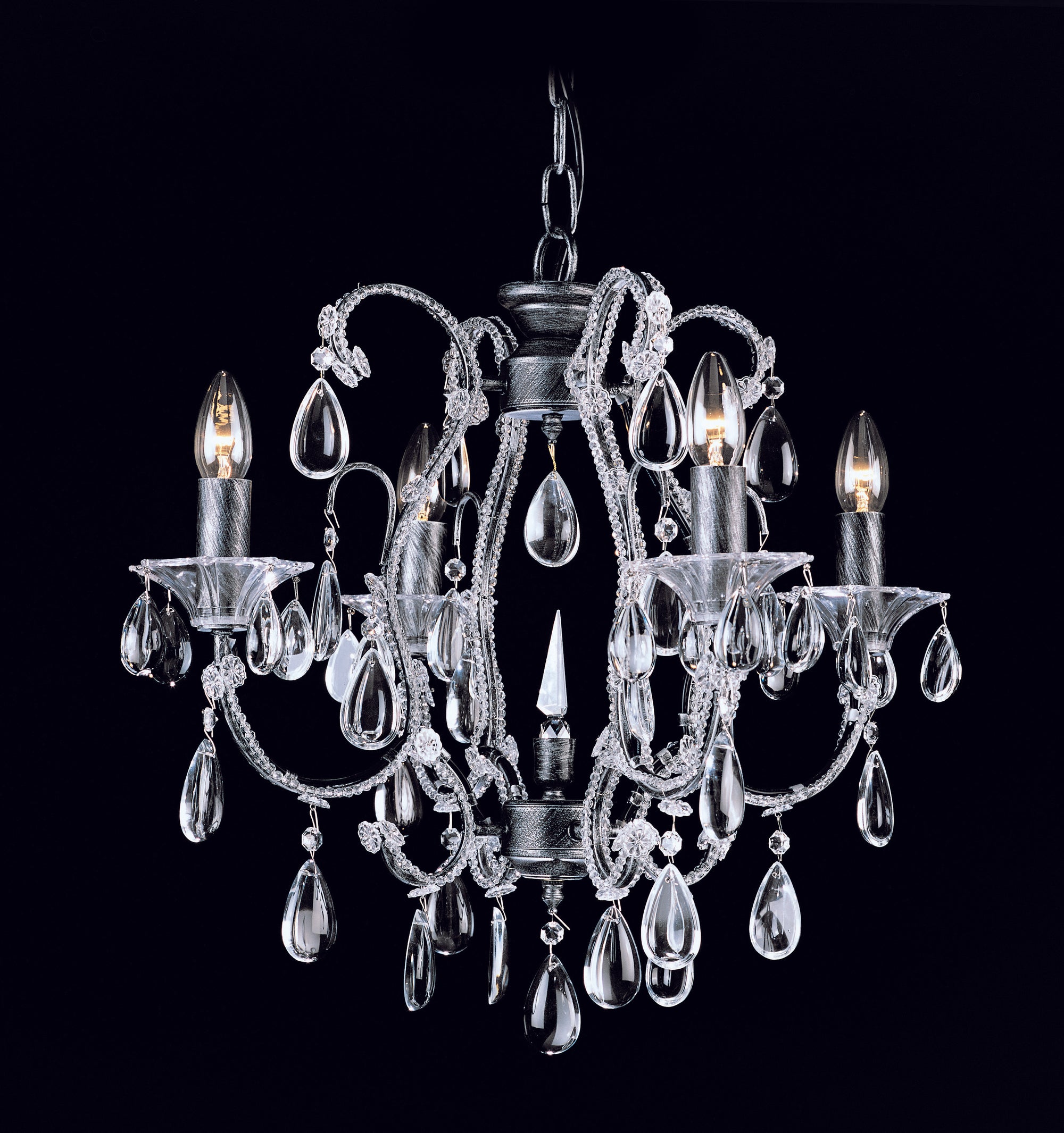 Impex - Versailles 4 Light - Silver