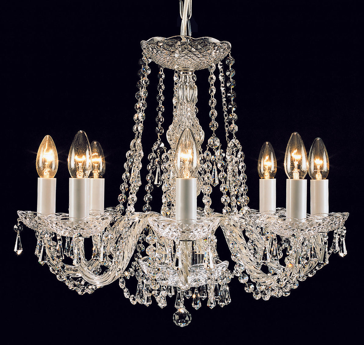 Impex - Modra 8 Light Chandelier