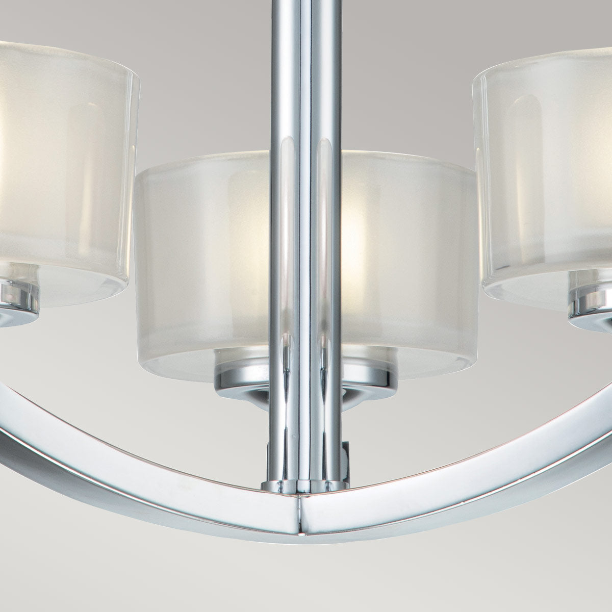 Hinkley - Meridian 3 Light Semi-Flush - Polished Chrome