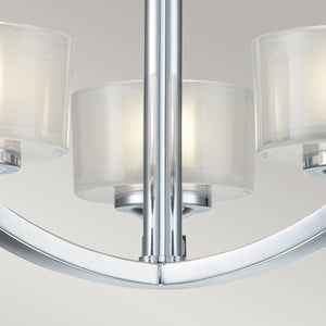 Hinkley - Meridian 3 Light Semi-Flush - Polished Chrome