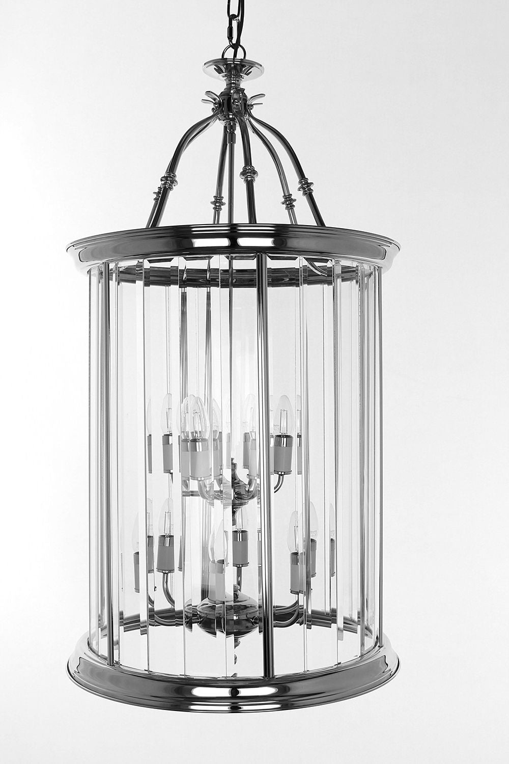 Impex - Surrey 12 Light Lantern - Chrome