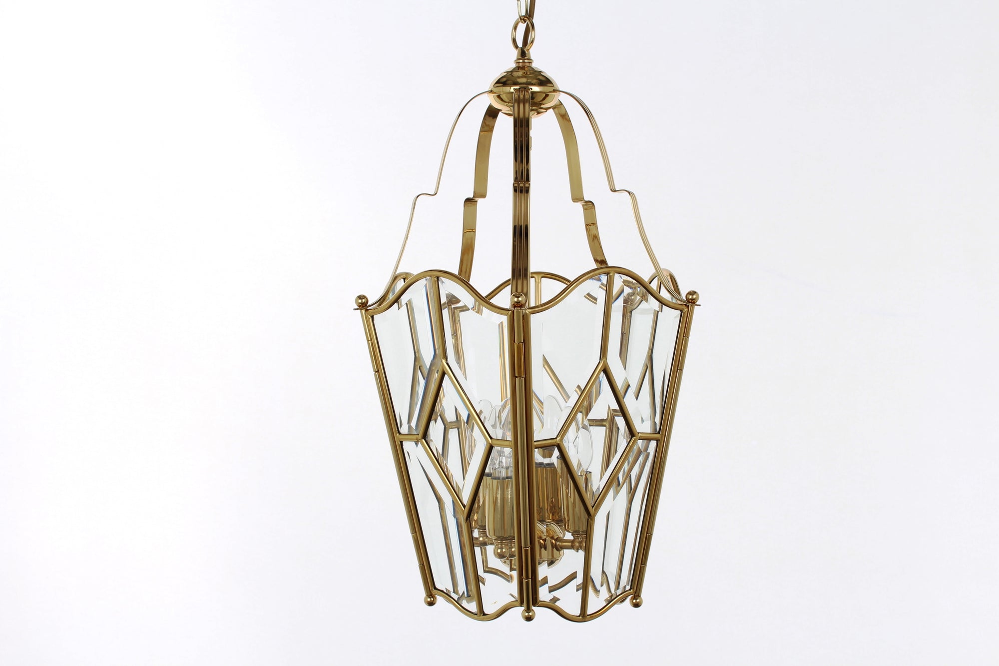 Impex - Alicante 4 Light Lantern - Polished Brass