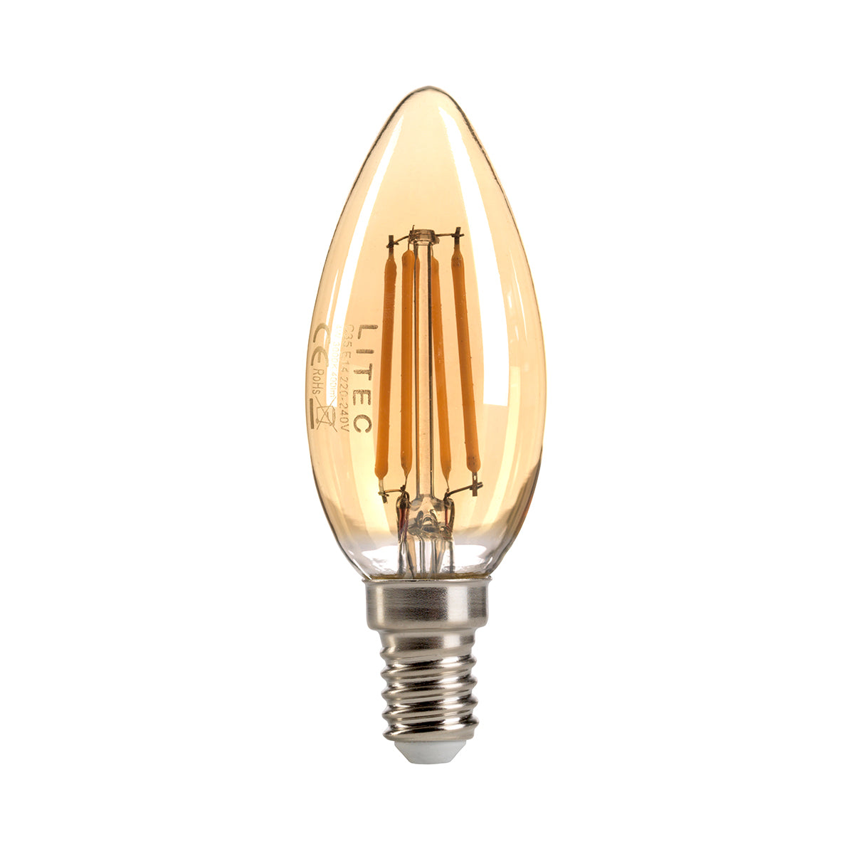 Elstead - Amber Candle LED E14 Lamp