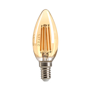 Elstead - Amber Candle LED E14 Lamp