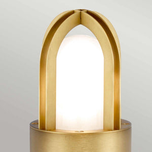 Elstead - Paignton 1 Light Bollard - MB - Brushed Brass