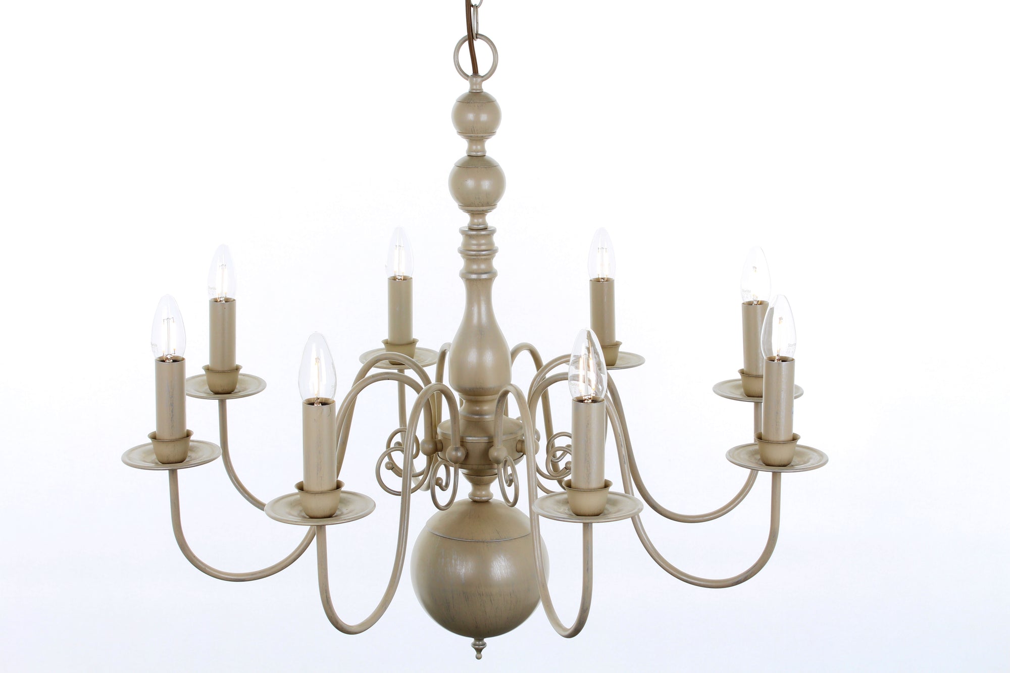 Impex - Bologna Flemish 8 Light - Cream