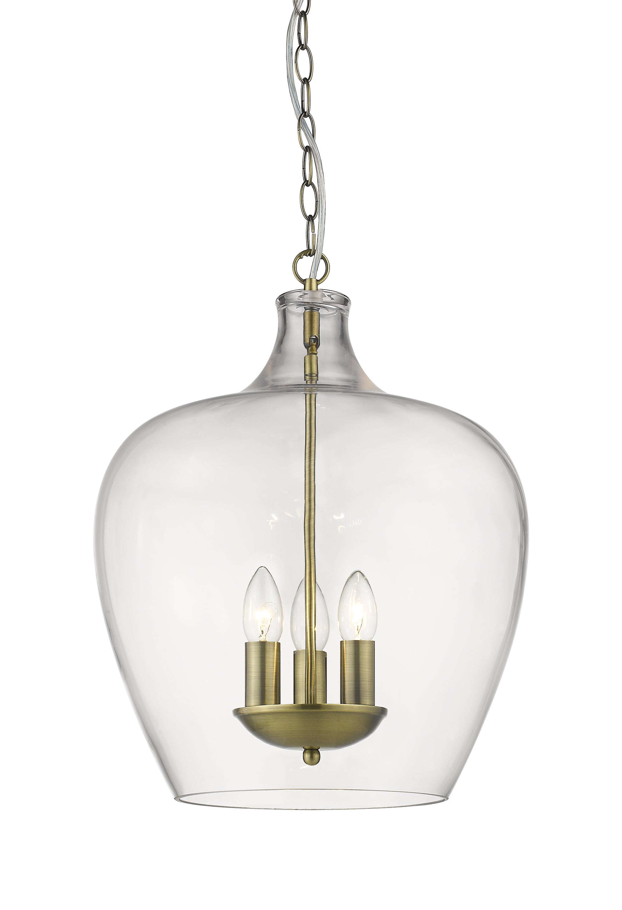 Impex - Nell 3 Light - Antique Brass