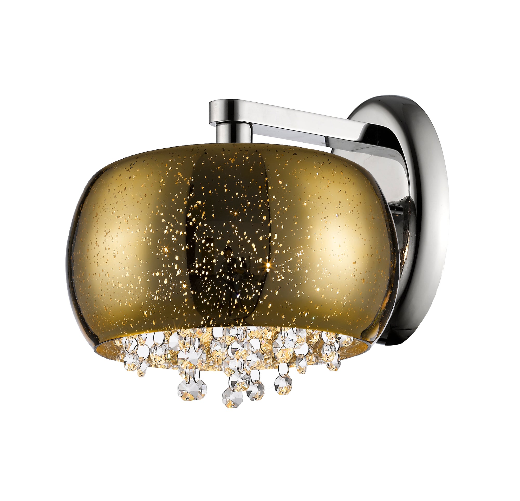 Impex - Luna 1 Light Wall Light - Gold