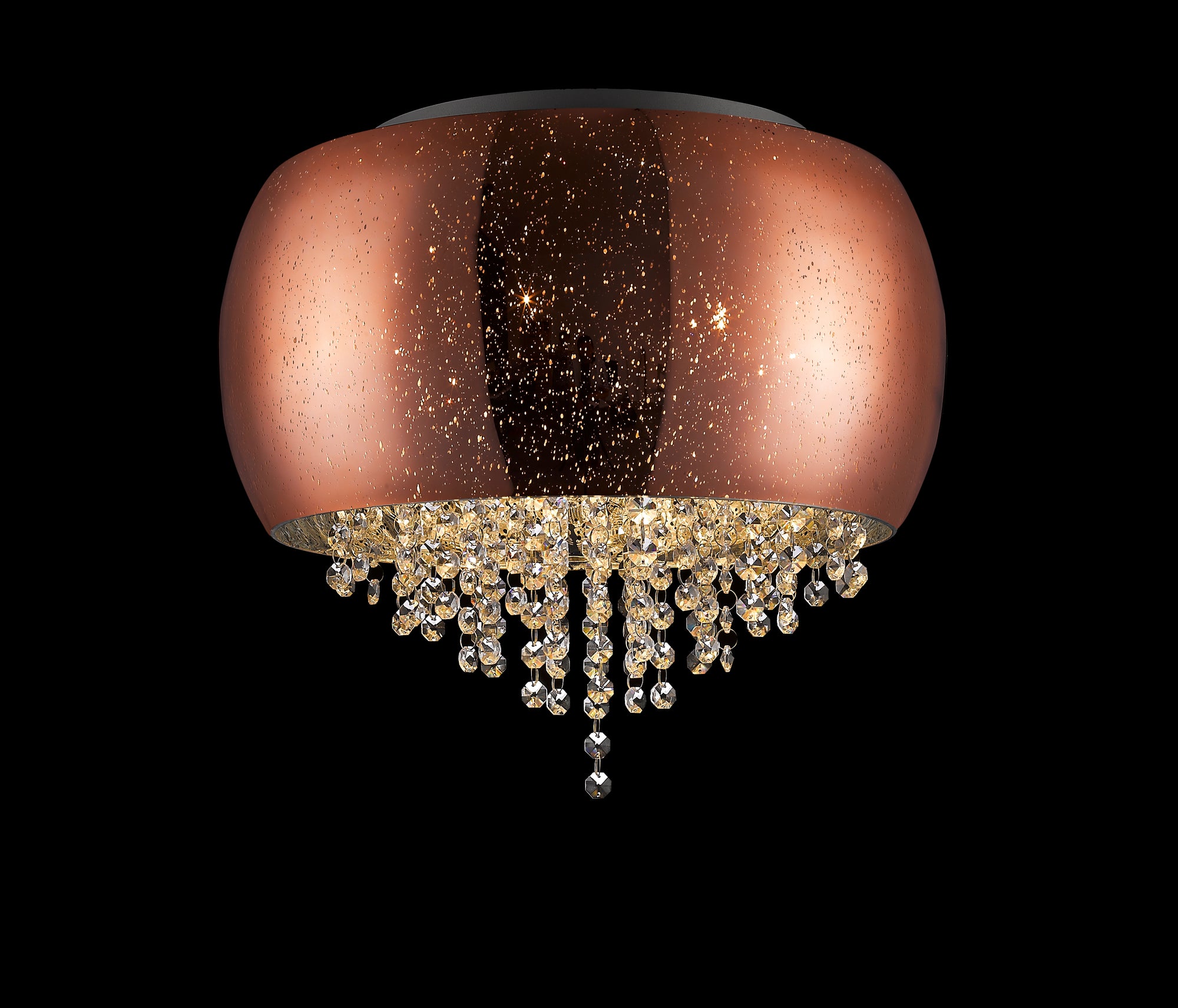 Impex - Luna 3 Light Flush - Copper