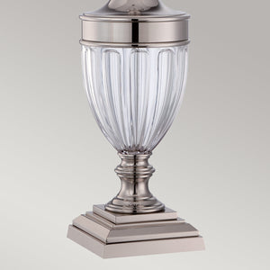 Quoizel - Dennison 1 Light Table Lamp - Polished Nickel