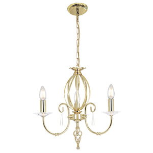 Elstead - Aegean 3 Light Chandelier