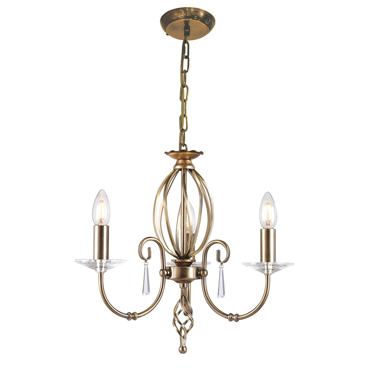 Elstead - Aegean 3 Light Chandelier