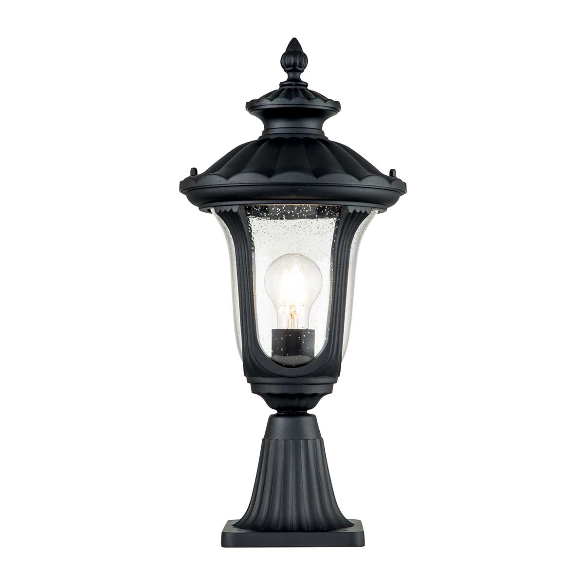 Elstead - Chicago 1 Light Small Pedestal Lantern