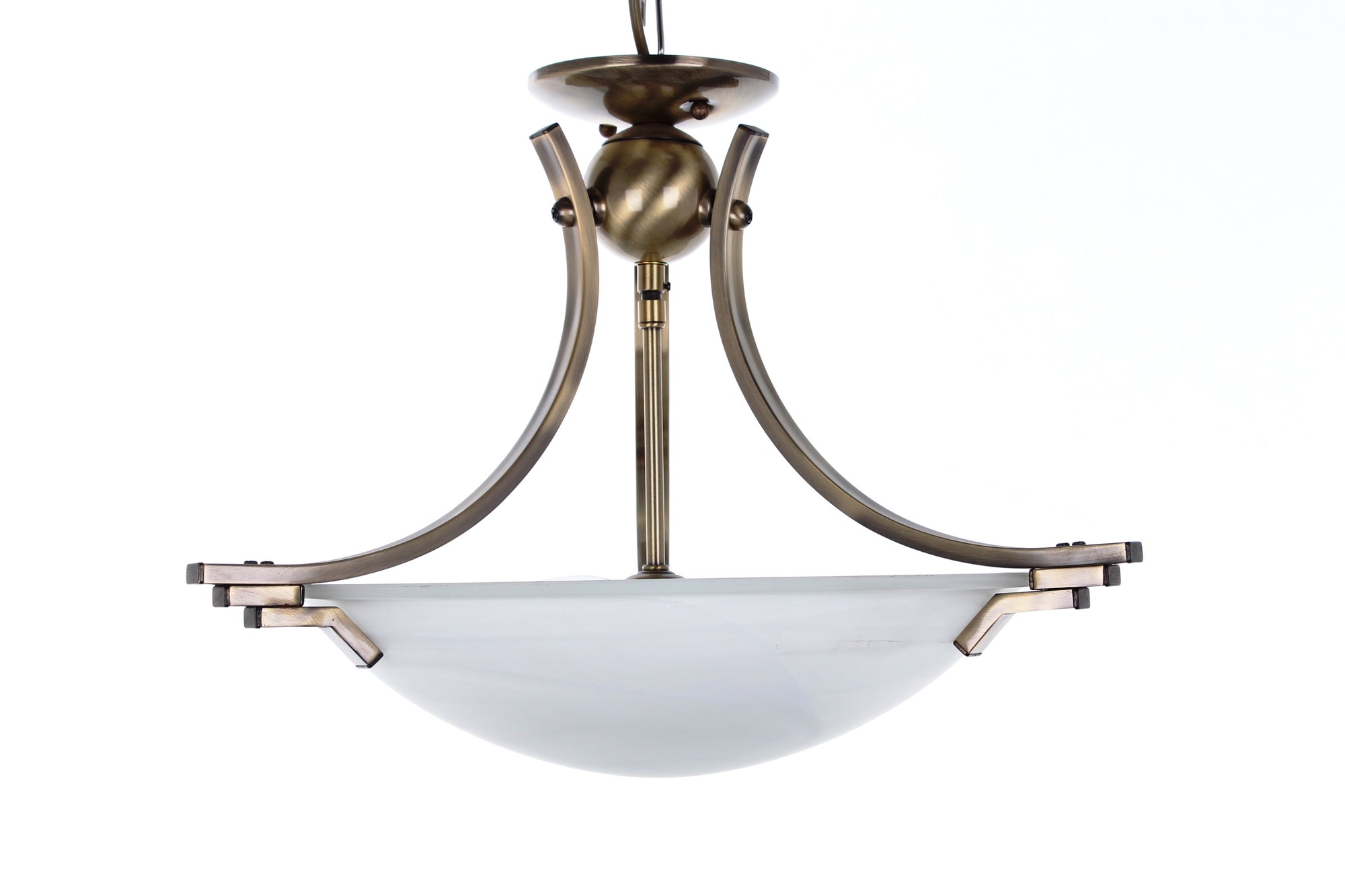 Impex - Amora Semi Flush - Antique Brass