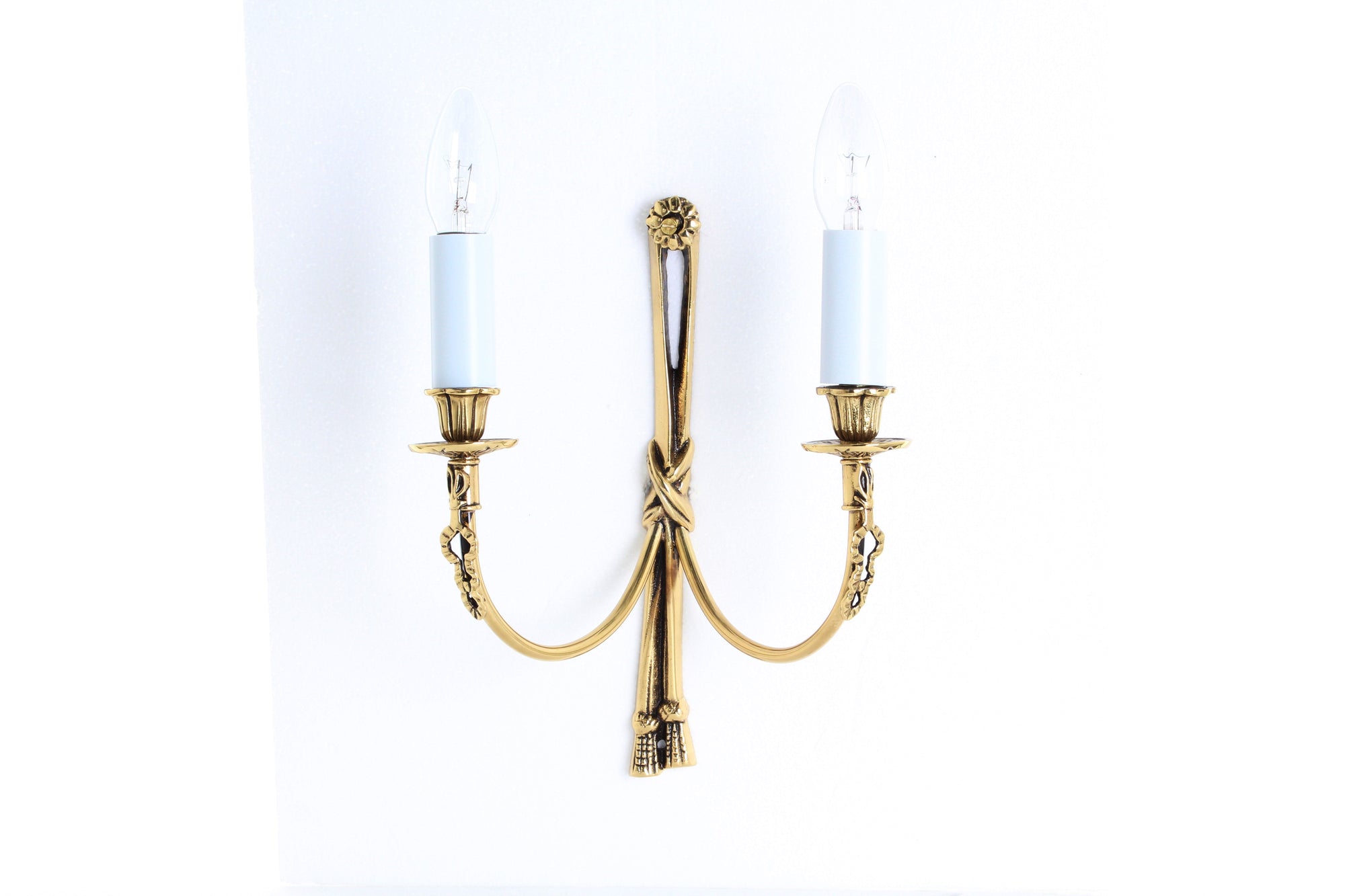 Impex - Richmond 2 Light Wall Light - Polished Brass