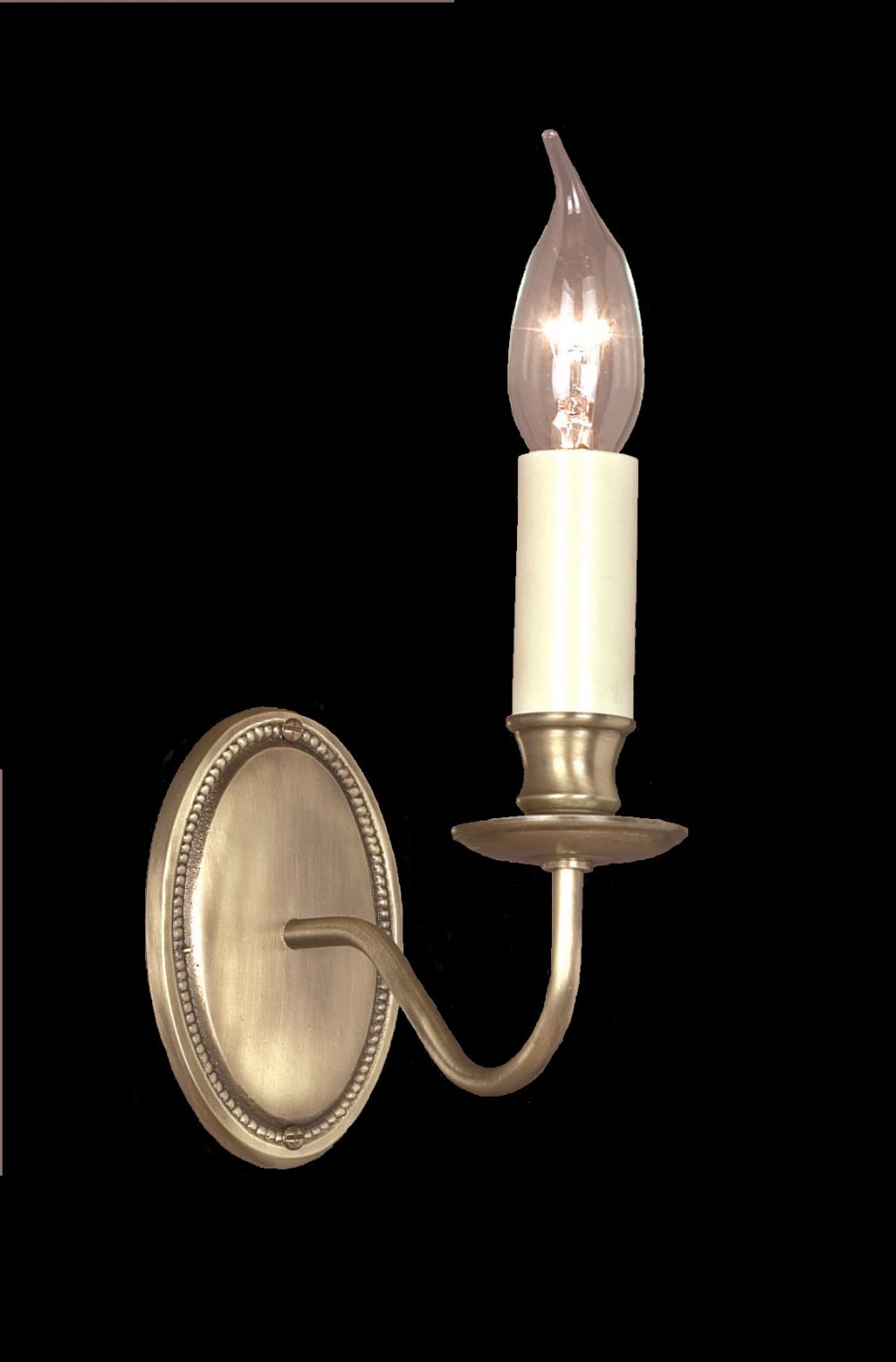 Impex - Georgian 1 Light Wall Light - Light Bronze