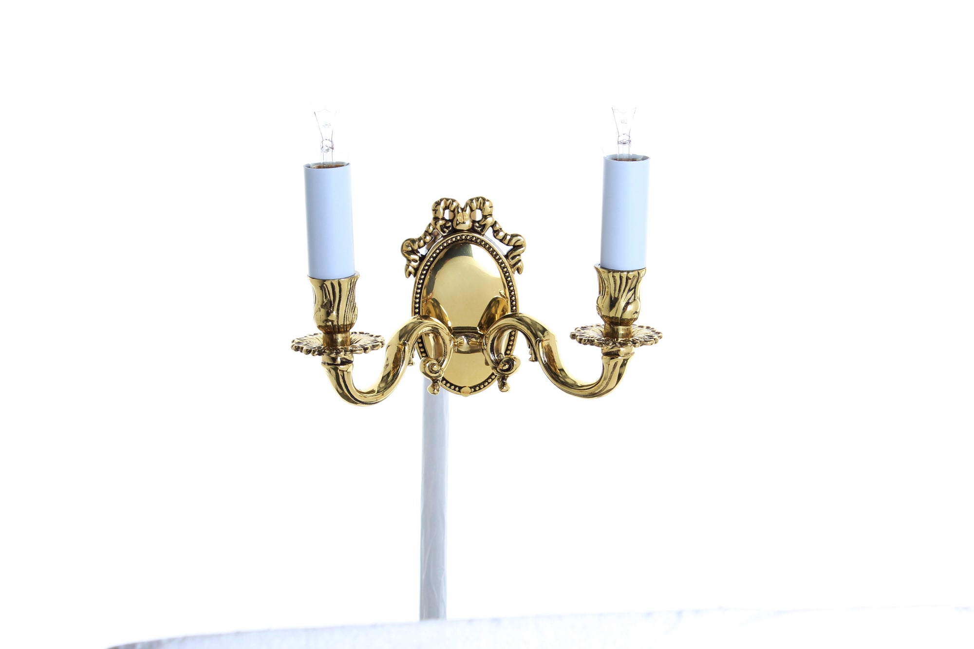 Impex - Sandringham 2 Light Wall Light - Polished Brass