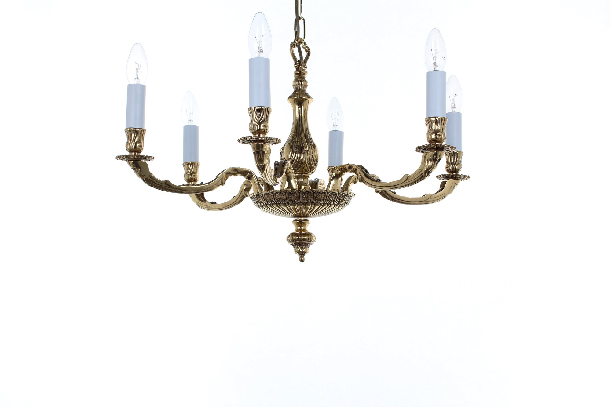 Impex - Sandringham 6 Light - Polished Brass