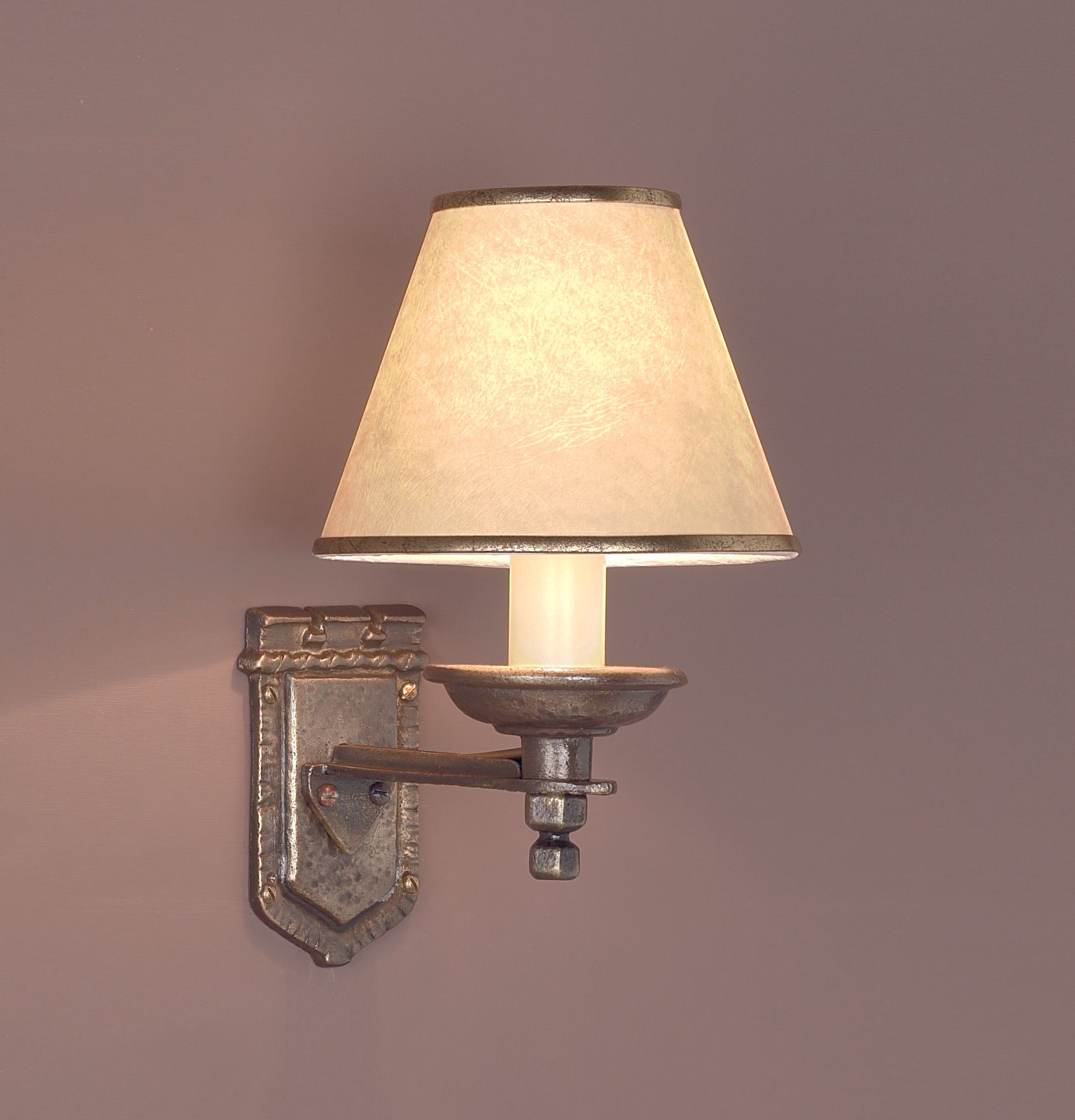 Impex - Tudor 1 Light Wall Light - Light Bronze