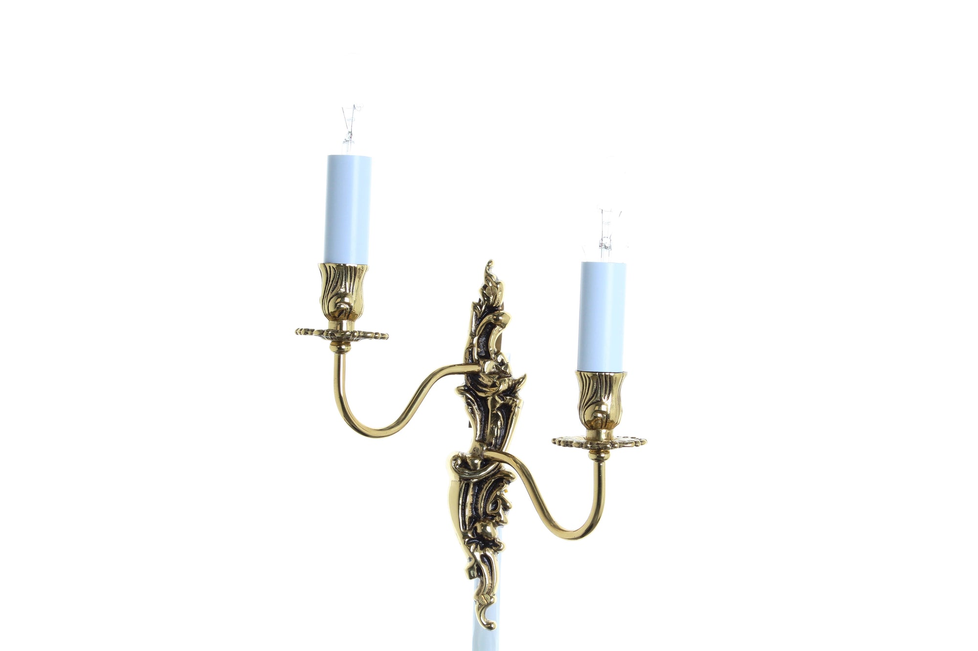 Impex - Dauphine 2 Light Wall Light - Polished Brass