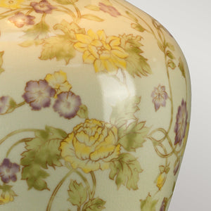 Elstead - Yellow Flowers 1 Light Table Lamp