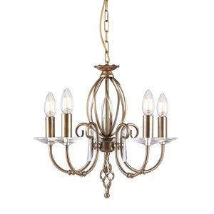 Elstead - Aegean 5 Light Chandelier