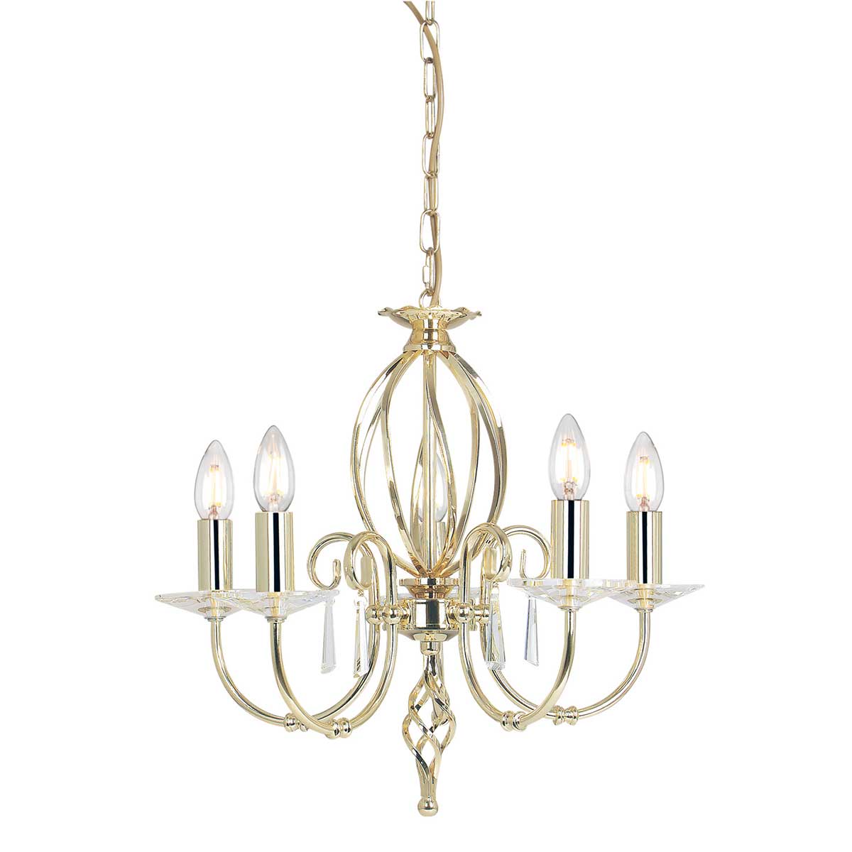 Elstead - Aegean 5 Light Chandelier