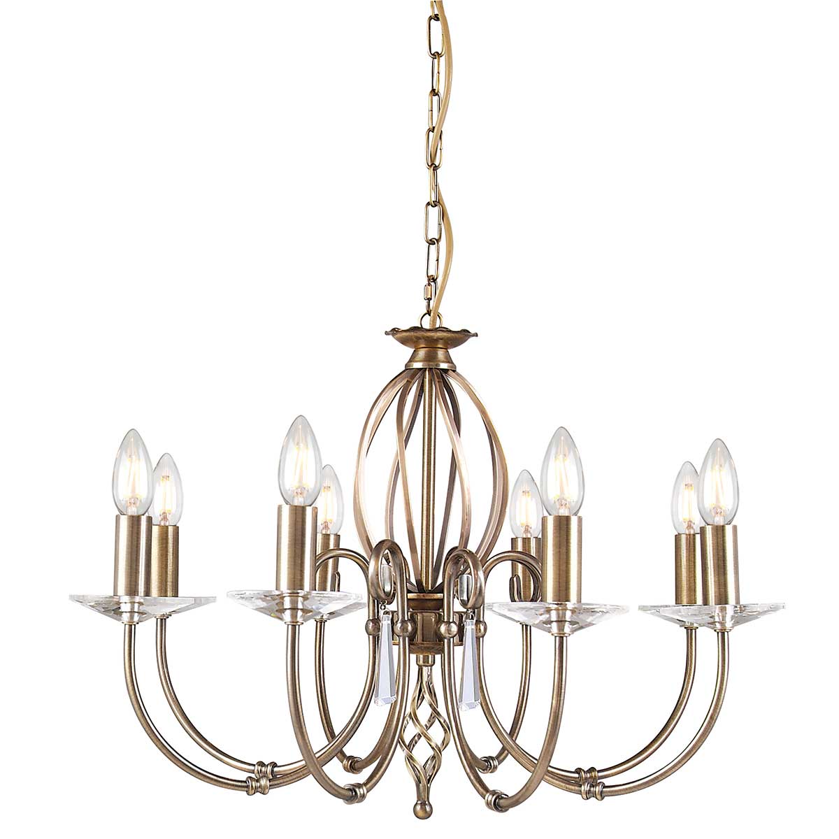 Elstead - Aegean 8 Light Chandelier