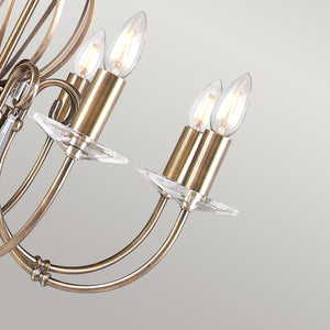 Elstead - Aegean 8 Light Chandelier