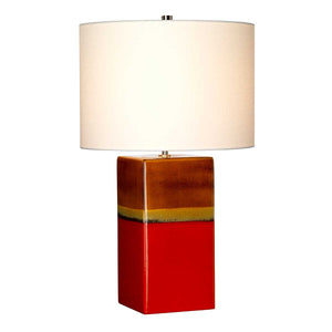 Elstead - Alba 1 Light Table Lamp - Rouge